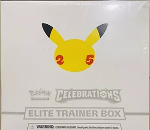 Pokemon TCG 25th Anniversary Celebrations Elite Trainer Box 2021 New Release - Foto 1 di 3