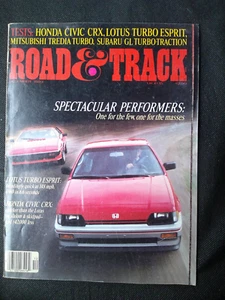 Road & Track Magazine Dec 1983 Lotus Turbo Esprit Honda Civic CRX - Imagen 1 de 2