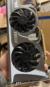 Graphics Card MSI N560GTX Twin Frozr II/OC 1gb DDR5 HDMI Mini DVI-I - Picture 1 of 8