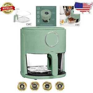 Bunte 1200 W 4 Quart Luft Friteuse mit Glaskorb & 6 Kochvoreinstellungen - Dunkler Salbei - Bild 1 von 9