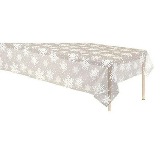 Amscan Christmas Snowflake Table Cover - 54" x 108" (571205) - Picture 1 of 1