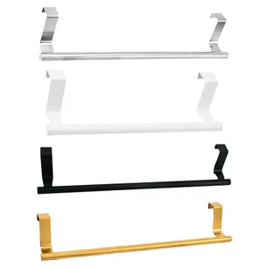 Over The Door Towel Rack Bathroom Balcony Towel Rack Firm Simple Practical - Picture 1 of 16