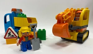 Lego Duplo Set 10812 Truck & Tracked Excavator Construction Set -No Box & Manual - Picture 1 of 10