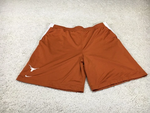 Texas Longhorns Shorts Mens Extra Large Orange Nike NCAA Football Embroidered Cover