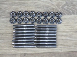 99-04 MUSTANG GT EXHAUST MANIFOLD BOLTS FACTORY STOCK OEM 01RED - Picture 1 of 5