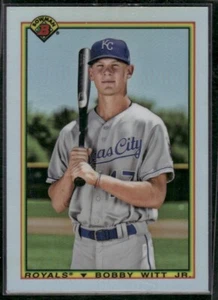 BOBBY WITT JR. 2020 Bowman 1990 Bowman #90B-BWJ Kansas City Royals - Foto 1 di 2