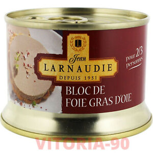 Larnaudie French Luxury Food Gourmet Bloc De Foie Gras DOIE 130g