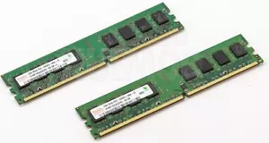 Hynix 4GB Kit (2x 2GB) DDR2 Desktop Memory RAM PC2-6400U HYMP125U64CP8-S6 Tested - Picture 1 of 2