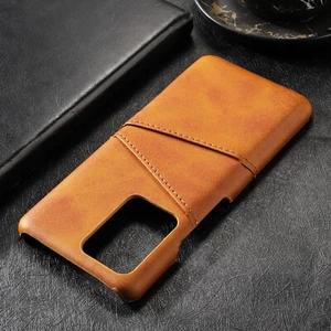Funda delgada de cuero PU con ranura para tarjeta para Samsung Galaxy S25 Ultra S24 S23 S22 S21 - Imagen 1 de 20