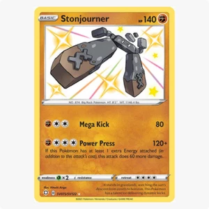 Stonjourner SV075/SV122 Shining Fates Shiny Vault Pokemon TCG Ultra Rare - Picture 1 of 1