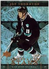 2007-08 UD Artifacts Sharks Hockey Card #125 Joe Thornton S /1499