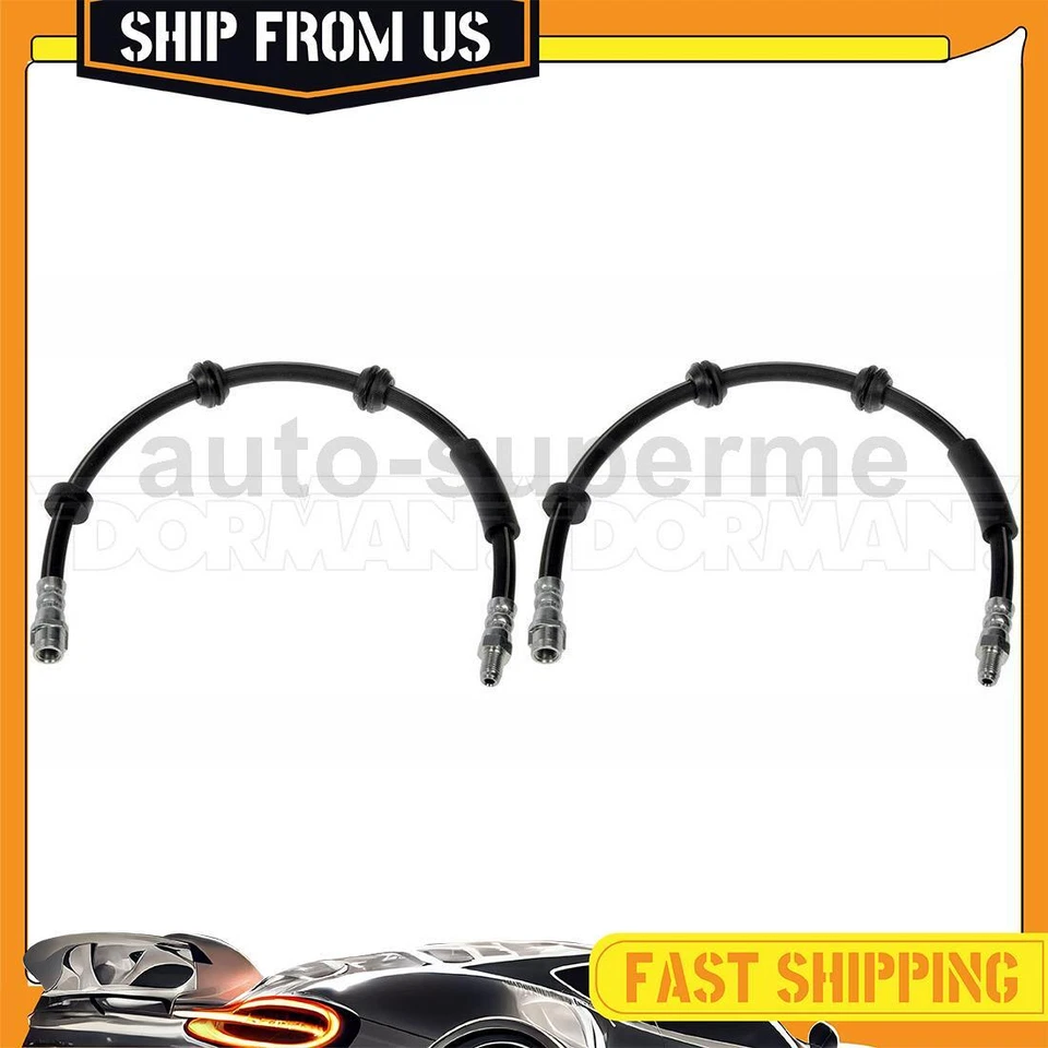 Juego de 2 mangueras de freno delanteras Dorman para Mercedes-Benz C180 1,6 L 2013-2018 Foto 1 de 4