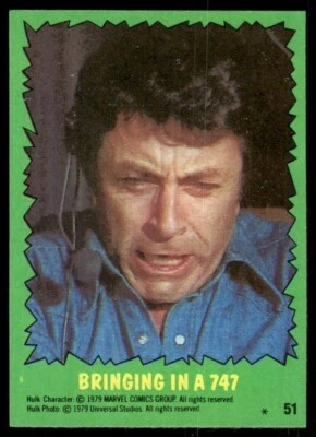 The Incredible Hulk 1979 TV Show Topps Card #51 (NM) - Image 1 of 2