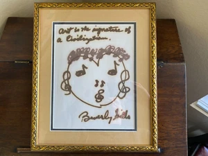 Beverly Sills, Dibujo Original, ARTE ES LA FIRMA DE UNA CIVILIZACIÓN, Firmado - Imagen 1 de 2