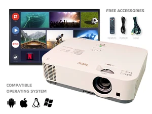 NEC ME331X Meeting Room Office 3LCD Projector 3300 Lumens with Crestron RoomView - Picture 1 of 9