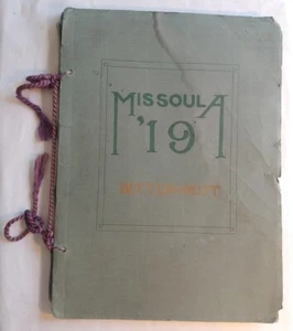 1919 Missoula Montana High School Yearbook THE BITTER ROOT - Picture 1 of 11