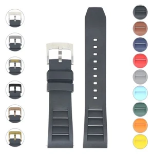 DASSARI Vented High Quality FKM Rubber Quick Release Watch Band Strap 20mm 22mm - Picture 1 of 77