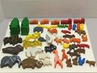 ⭐️ Vintage Discovery Toys 1983 Wooden Playtime 53 Animals Trees People - Germany