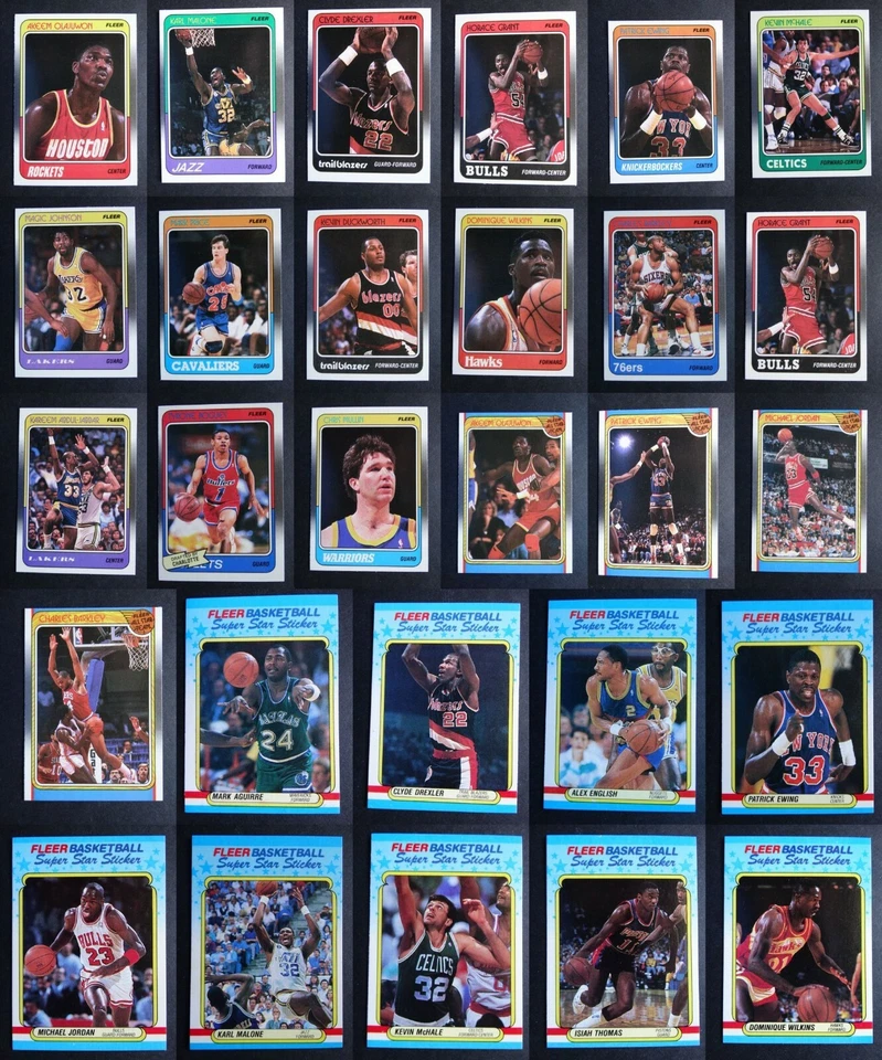 1988-89 Fleer Basketball Cards Complete Your Set You U Pick From List - Image 1 of 1