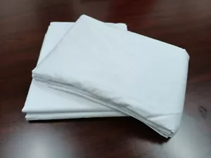 24 Pieces T-130 New White Pillowcases Pillow Covers Blend 20" x 30" - Picture 1 of 2