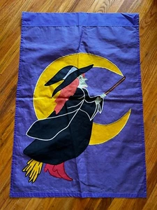Flying Witch Yard Flag - Picture 1 of 2