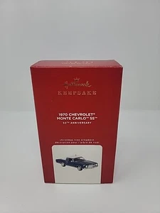 CHEVROLET MONTE CARLO SS, 1970 50TH ANNIVERSARY LIMITED 2020 Hallmark Ornament  - Picture 1 of 5