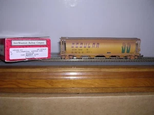 INTER.#45106-01 Scoular 59' Natl. Steel Cylin.Covrd.Hopper Car #1404 Weath.1/87 - Picture 1 of 1