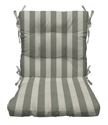 RSH Décor Indoor Outdoor Tufted High Back Chair Cushion
