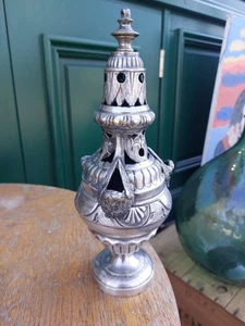Encensoir Argent angelots XIX ème siècle Silver Silber - Imagen 1 de 9