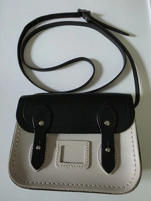 NWOT The Cambridge Satchel Company Black Ivory Crossbody Shoulder Bike Bag Purse - Image 1 of 3