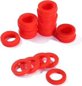 50PCS Beer Washer, Keg Tap Line Washer Red Silicone(Better Than 50 PCS  - Picture 1 of 8
