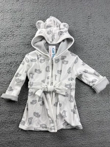 Carter's Just One You Baby Boys' Sheep Bath Robe - Gray- Size 0-9M - Picture 1 of 3