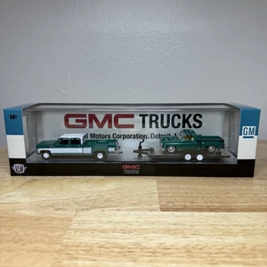 M2 Machines 1973 GMC Sierra 3500 Dually & 1976 GMC Sierra Grande 15 Squarebody - Picture 1 of 7