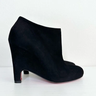 NOVAS BOTAS DE TORNOZELO CHRISTIAN LOUBOUTIN Morphing femininas pretas tamanho 37 - Imagem 1 de 4