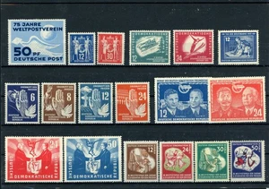 DDR 1949 - 1951 Stamps MH * LOT 01 - Picture 1 of 1