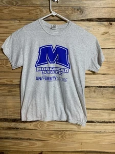 Morehead State University Gray Tee Men’s L Gildan Heavy Cotton College Shirt - Picture 1 of 15