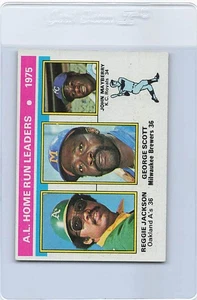 1976 Topps #194 A.L. Home Run Leaders NM *368 - Picture 1 of 2