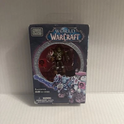 Mega Bloks World of Warcraft Ragerock 91003 New BOX DAMAGE - Image 1 of 4