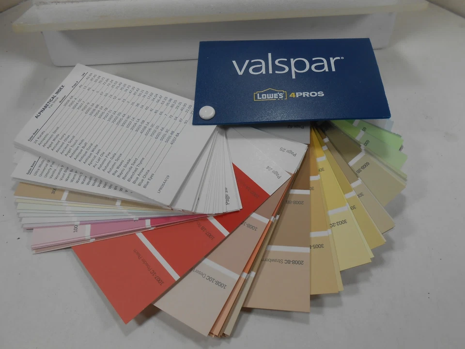 LOWE'S 4PROS VALSPAR 着色样品风扇甲板 — 第 1/1 张图片