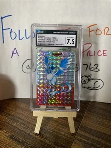 PSA 8 NM Mint Articuno 144 Carddass Vending Prism 1996 Japanese Graded Card Red - Picture 1 of 4