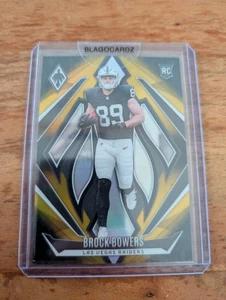 2024 Panini Phoenix - Rookies Brock Bowers #165 Gold Fade /125 (RC) - Bild 1 von 2