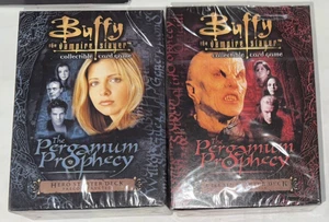 BUFFY THE VAMPIRE SLAYER CCG PERGAMUM PROPHECY HERO AND VILLAIN STARTER DECKS - Picture 1 of 4