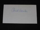 Washington Redskins Check Banker Signed Vintage 3X4 Autograph Index Card  M14