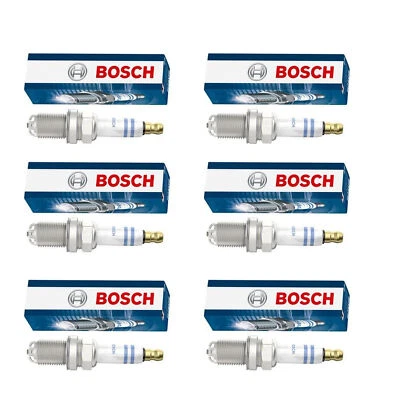 6 Pcs BOSCH Yttrium Spark Plug 7401 For 2001 Audi A6 Quattro Luxury — 第 1/3 张图片