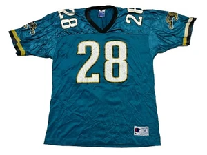 Vintage NFL Jacksonville Jaguars Fred Taylor #28 Champion Jersey Football Top 48 - Picture 1 of 10