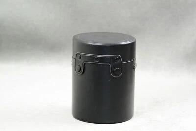 Vtg Hard Lens Case 6 1/2" w Strap For Canon Nikon Soligor Sigma Vivitar Ricoh - Image 1 of 3