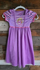 Disney Princess Rapunzel Dress Up Halloween Pajamas Girls Size 6 Princess - Picture 1 of 4