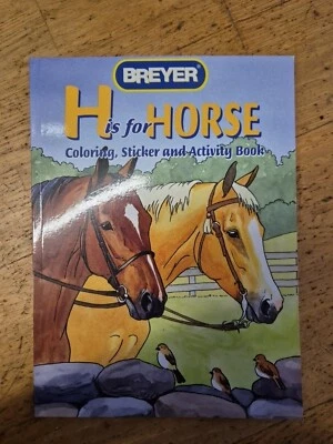 Breyer Colouring Book H is for Horse sticker book activity book horses pony fun - Image 1 of 4