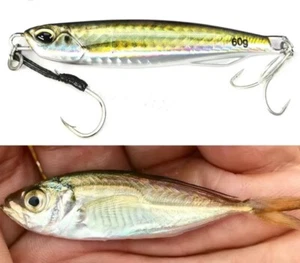 Artificiale Jigging 3D sughero - sugherello -60g 9cm pesca in acqua salata - Foto 1 di 2