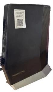 NETGEAR Nighthawk Cable Modem with Built-in WiFi 6 Router (CAX80) Black - Picture 1 of 5